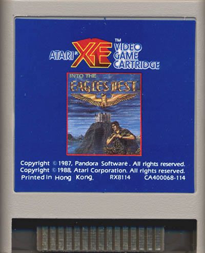 Atari XE: Into the Eagle's Nest